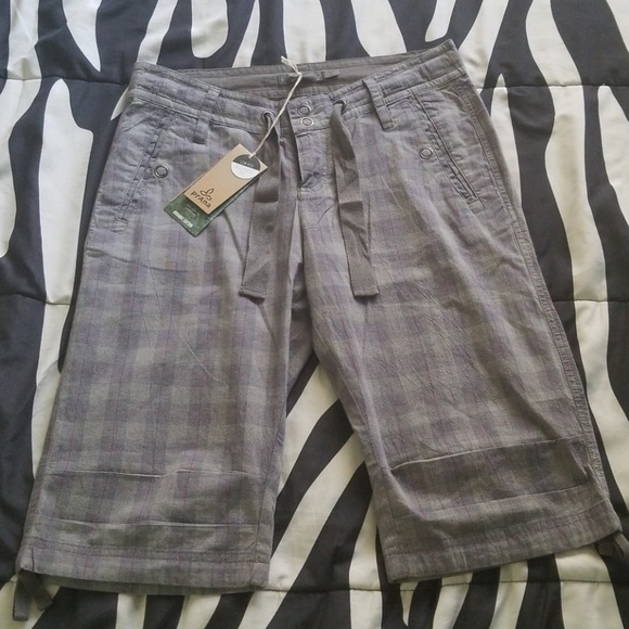 Prana Pants - NWT Prana Bermuda plaid shorts mitzi knicker